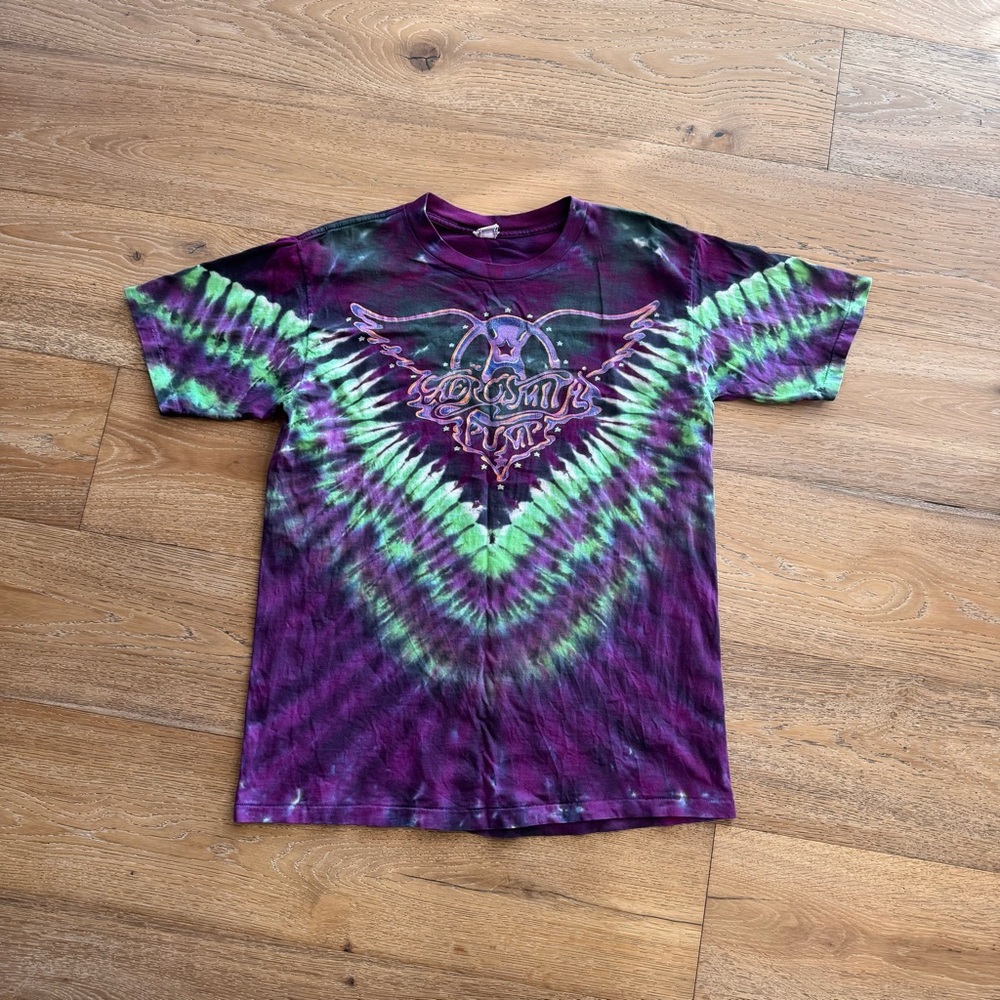 vintage aerosmith pump shirt 1990